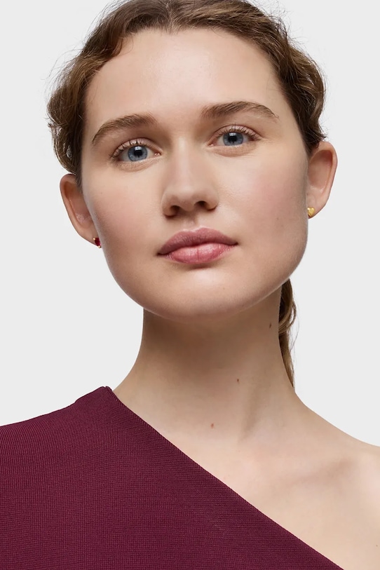 Pozlacené stříbrné náušnice Tous stříbrná 1004325500