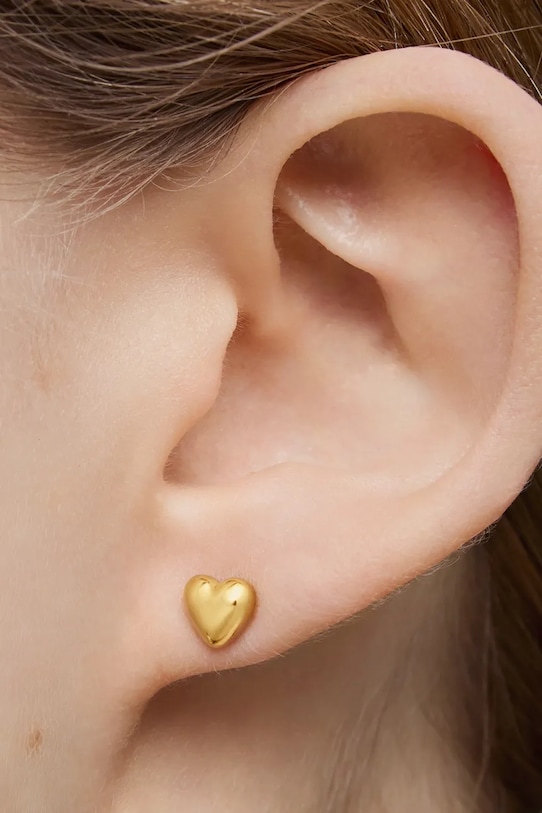 Pozlacené stříbrné náušnice Tous 1004325500