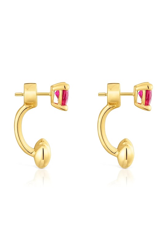 Uhani iz srebra prevlečenega z zlatom Tous 1004326700 zlata AA00