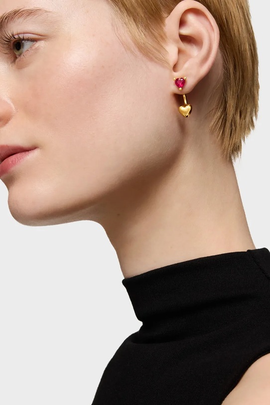 Uhani iz srebra prevlečenega z zlatom Tous zlata 1004326700