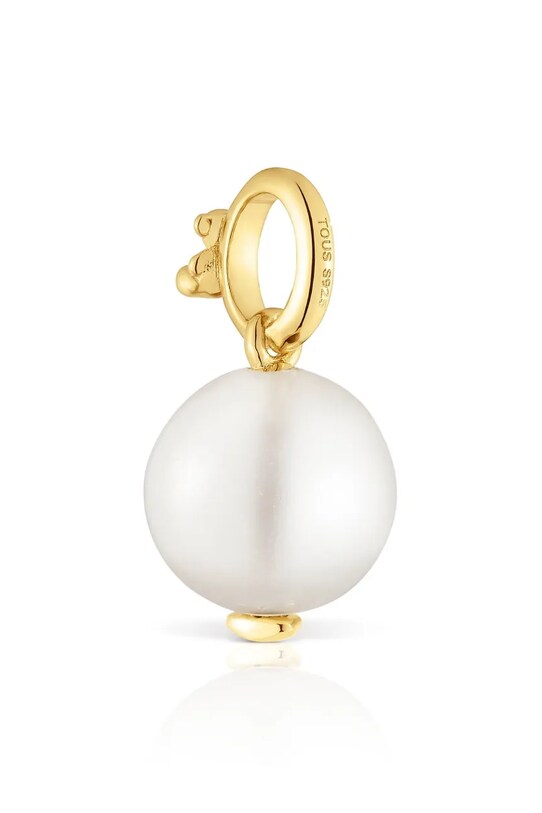 Accesorii Tous pandantiv din argint placat cu aur 1004322200 argintiu