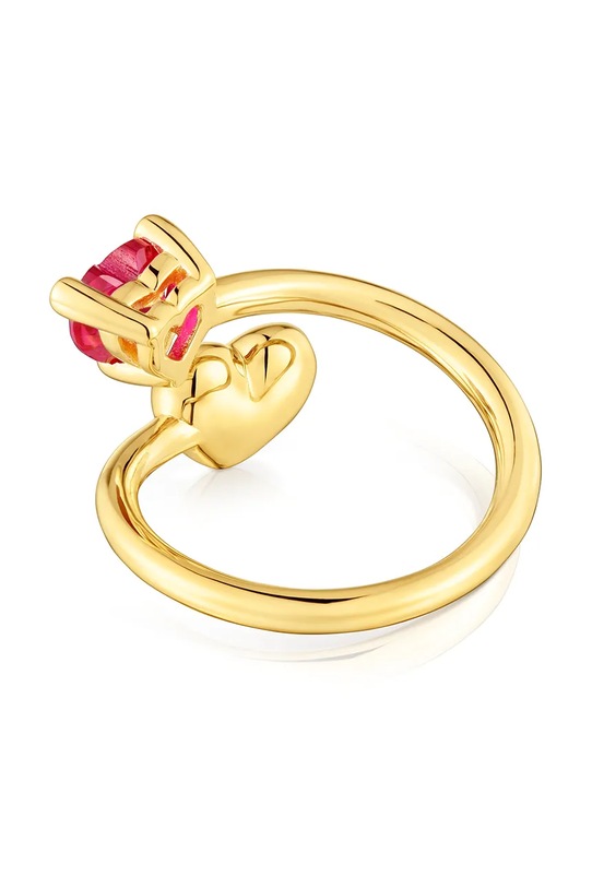 Аксессуары Серебряное кольцо с позолотой Tous 1004327014 серебрянный