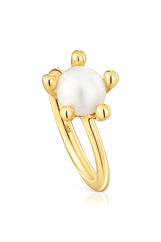 Tous anello in argento placato in oro 12 argento argento 1004323312