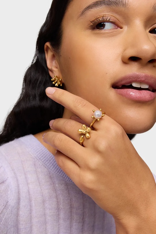 Tous inel de argint placat cu aur 12 1004323312 argintiu