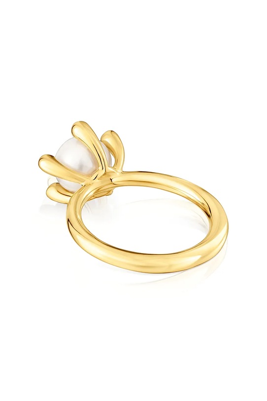 Accesorii Tous inel de argint placat cu aur 12 1004323312 argintiu