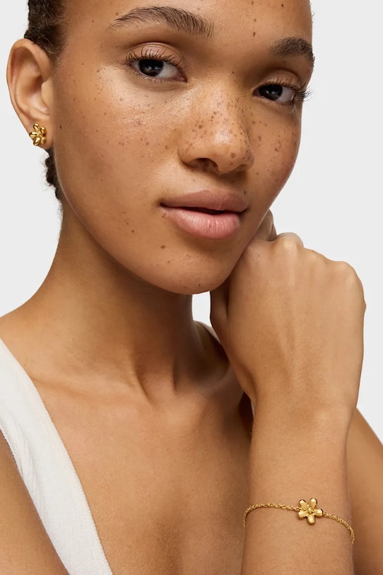 Tous bratara din argint placata cu aur 1004318300 argintiu