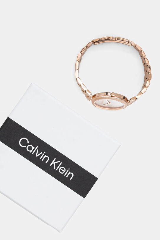 Akcesoria Calvin Klein zegarek 25100013 złoty