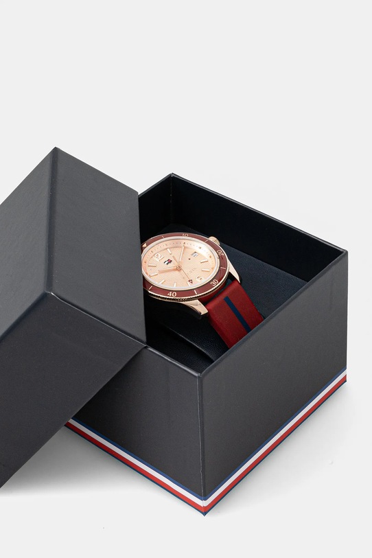 Hodinky Tommy Hilfiger burgundské 1782510