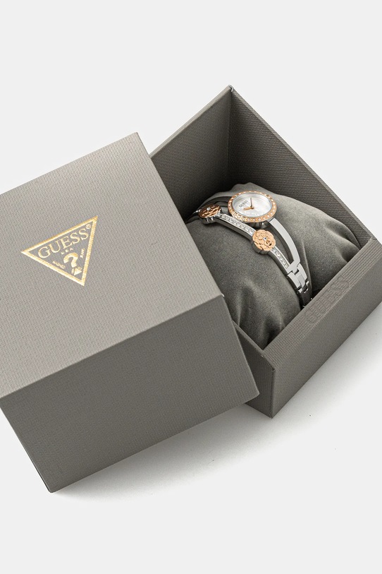 Guess zegarek srebrny GW0756L3