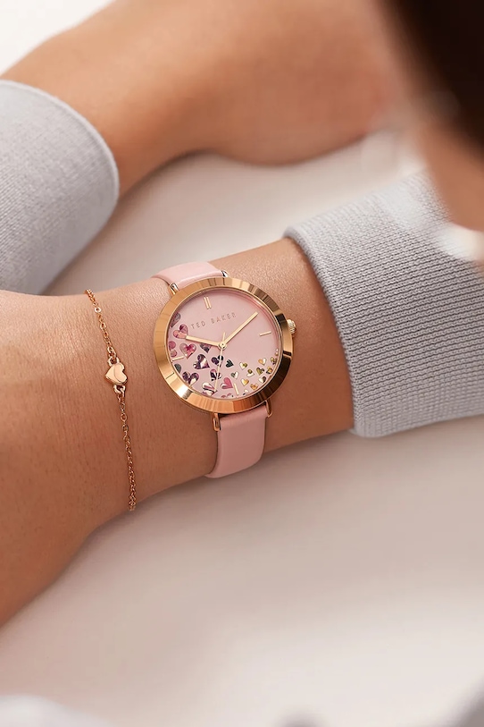 Ted Baker ceas și brățară roz BKG028100