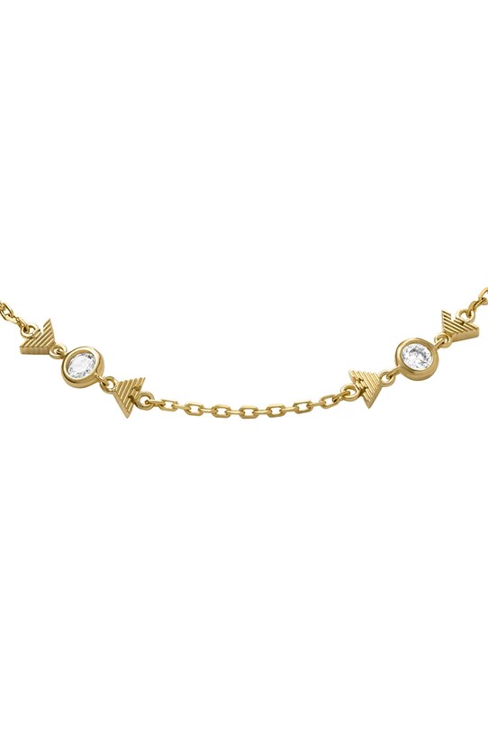 Stříbrný náramek Emporio Armani EAGLE LOGO EG3619710 zlatá AA00