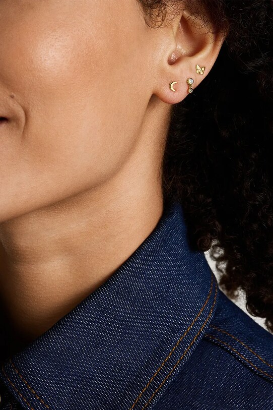 Обици Fossil JEWELRY (3 броя) злато JA7278SET