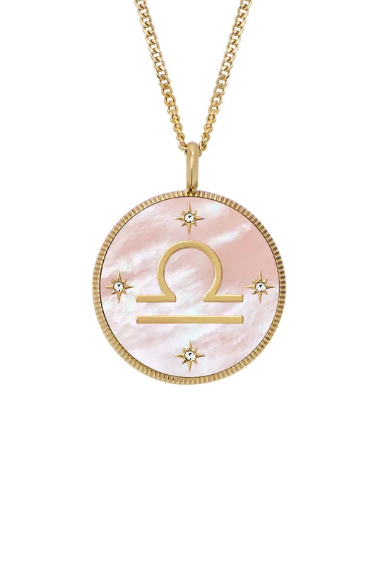 Fossil colier JEWELRY zirconiu cubic roz JF04844710