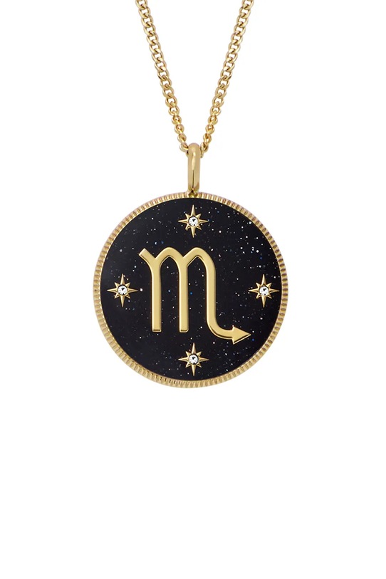 Fossil naszyjnik JEWELRY cyrkonia czarny JF04845710