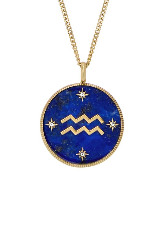Náhrdelník Fossil JEWELRY zirkonie modrá JF04849710