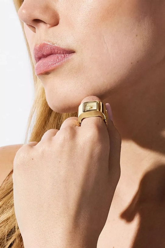 Kiegészítők Michael Kors óra DARRINGTON - RING WATCH MK4883 arany