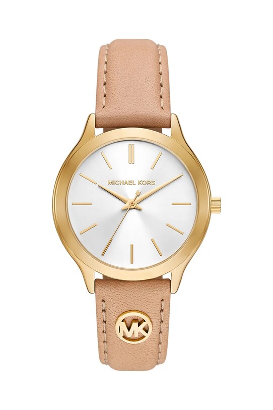 Hodinky Michael Kors SLIM RUNWAY béžová MK7533
