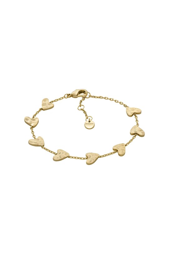 Náramek Skagen ANJA HEARTS zlatá SKJ5010710