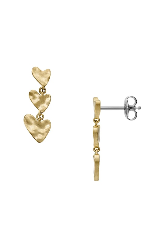 Σκουλαρίκια Skagen ANJA HEARTS χρυσαφί SKJ5011710