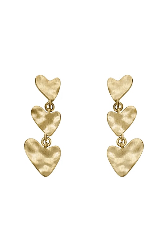 Σκουλαρίκια Skagen ANJA HEARTS SKJ5011710 χρυσαφί AA00