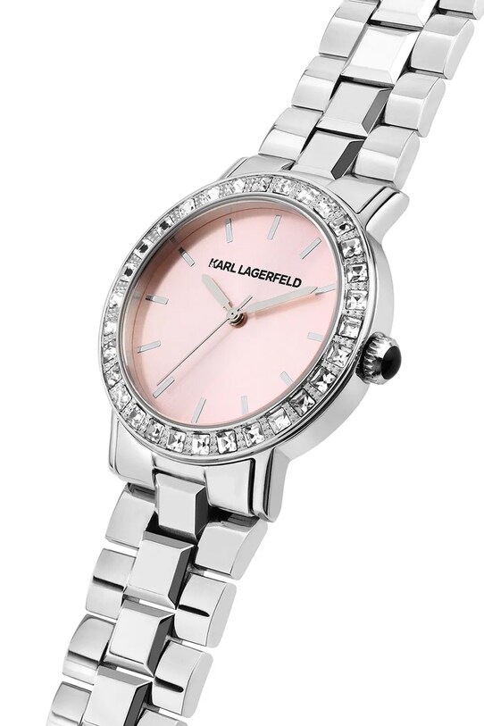 Ρολόι Karl Lagerfeld R0553100512 ασημί AA00