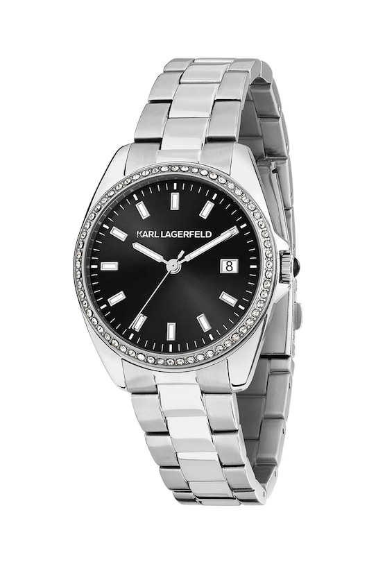 Hodinky Karl Lagerfeld stříbrná R0553101511