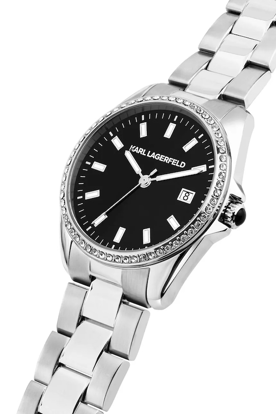 Hodinky Karl Lagerfeld R0553101511 stříbrná AA00