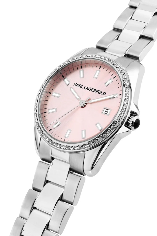Karl Lagerfeld zegarek R0553101512 srebrny AA00
