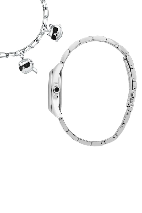 Karl Lagerfeld karóra és karkötő R0553101516 ezüst AA00