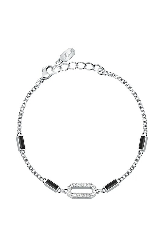 Karl Lagerfeld bratara zirconiu cubic argintiu KLAYC21