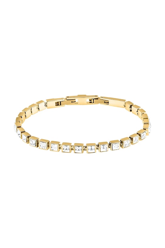 Karl Lagerfeld bransoletka cyrkonia złoty KLAYC25