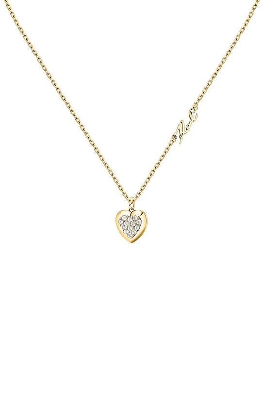 Karl Lagerfeld collana zircone oro KLAYD03