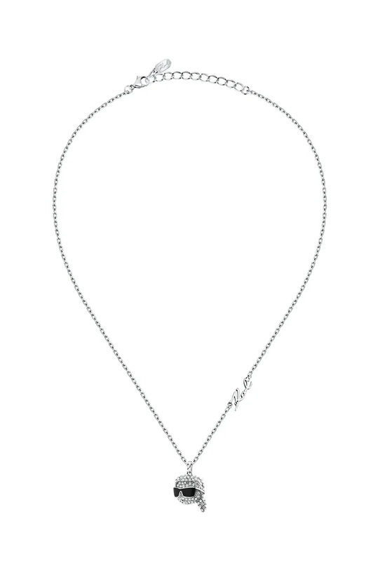 Karl Lagerfeld colier KLAYD06 argintiu AA00