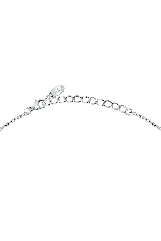 Accesorii Karl Lagerfeld colier KLAYD06 argintiu