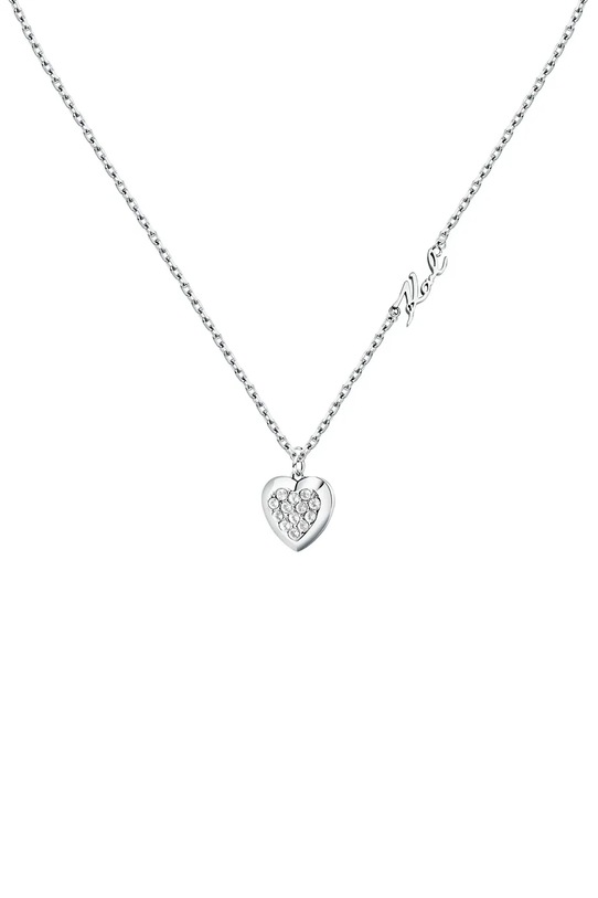 Karl Lagerfeld naszyjnik cyrkonia srebrny KLAYD09