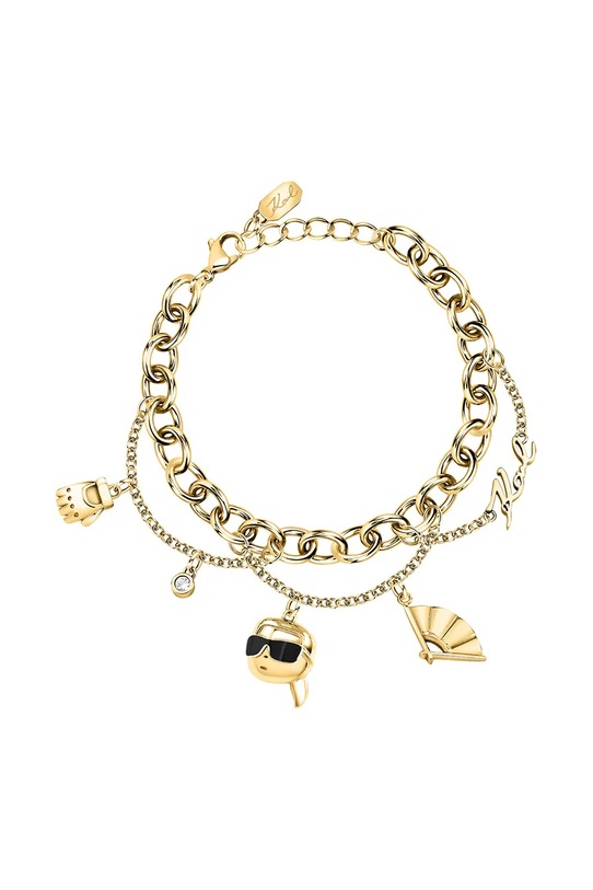 Браслет Karl Lagerfeld циркон золотой KLAYD11