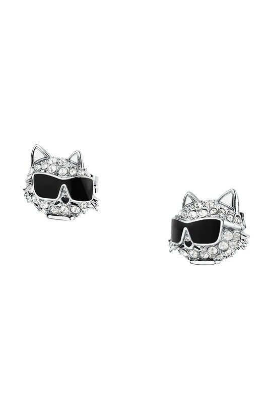 Karl Lagerfeld cercei zirconiu cubic argintiu KLAYD21