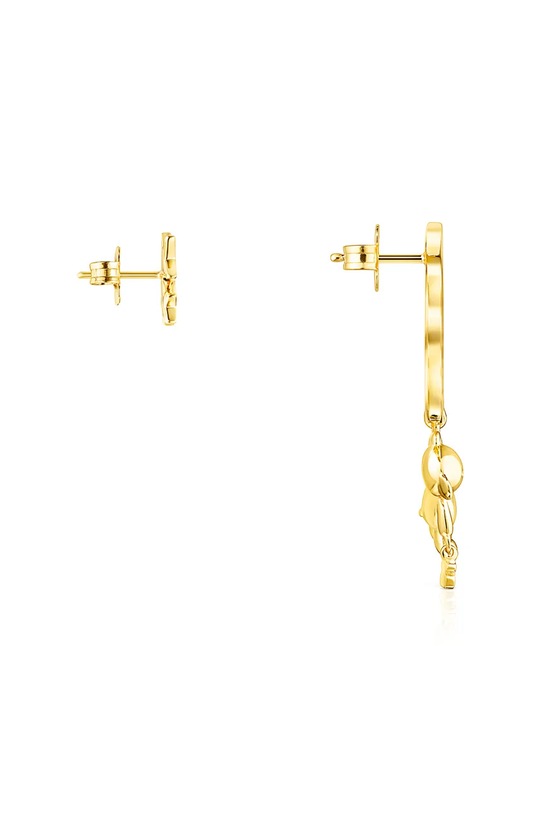 Tous kolczyki ze srebra pokrytego złotem 1003416700 złoty AA00