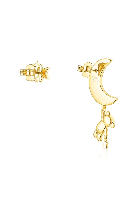 Akcesoria Tous kolczyki ze srebra pokrytego złotem 1003416700 złoty