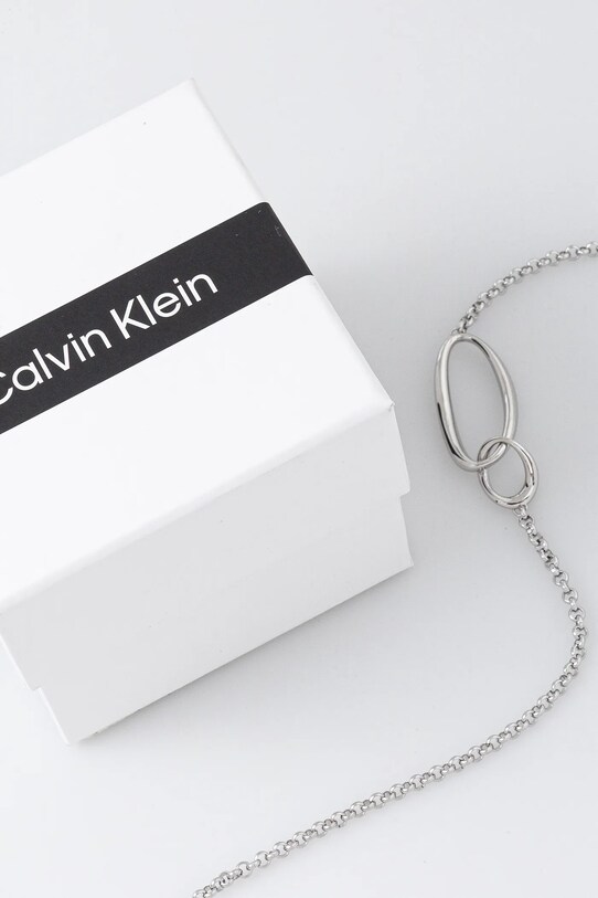 Akcesoria Calvin Klein naszyjnik 35000353 srebrny