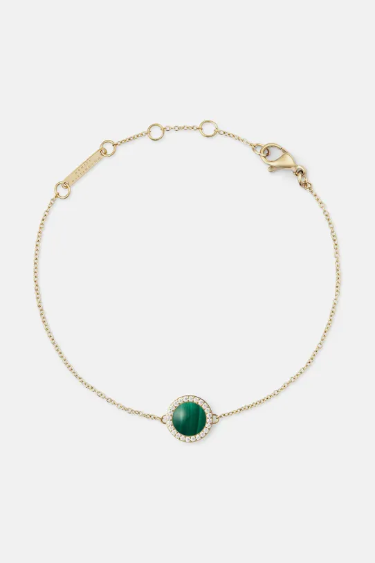 Daniel Wellington brățară placată cu aur piatră naturală aur DW00401425