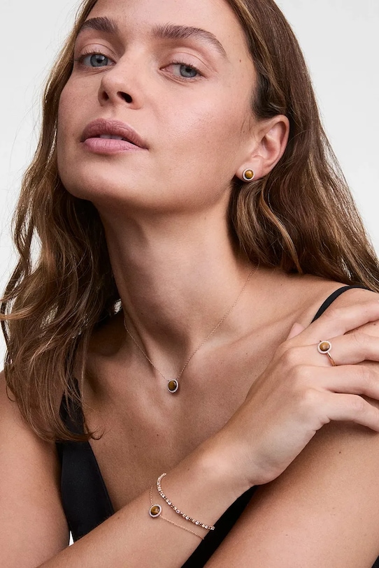 Daniel Wellington brățară placată cu aur DW00401433 aur