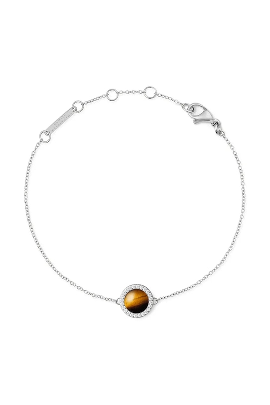 Daniel Wellington brățară placată cu argint piatră naturală argintiu DW00401439