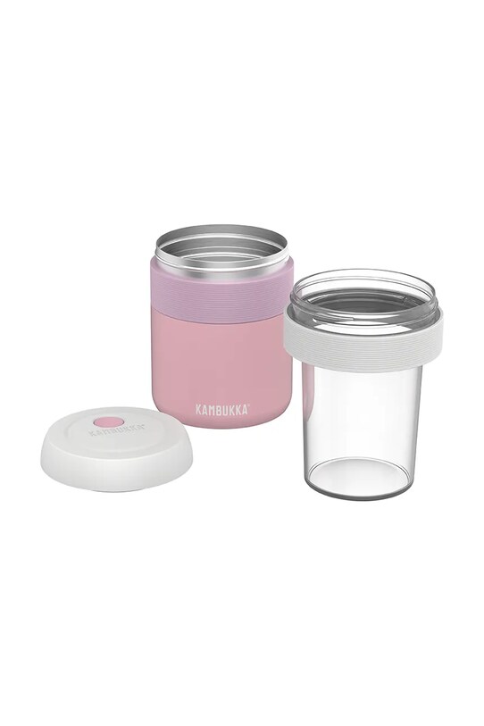 Kambukka termos obiadowy Bora 600ml Baby Pink różowy 11.06015