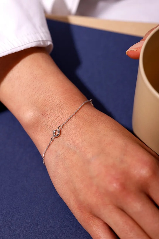 Akcesoria Design Letters bransoletka srebrna 90506003SILVER srebrny