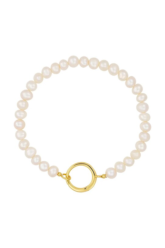 Браслет Design Letters срібло золотий 90506001PEARL