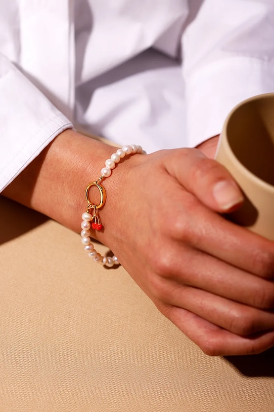 Akcesoria Design Letters bransoletka 90506001PEARL złoty