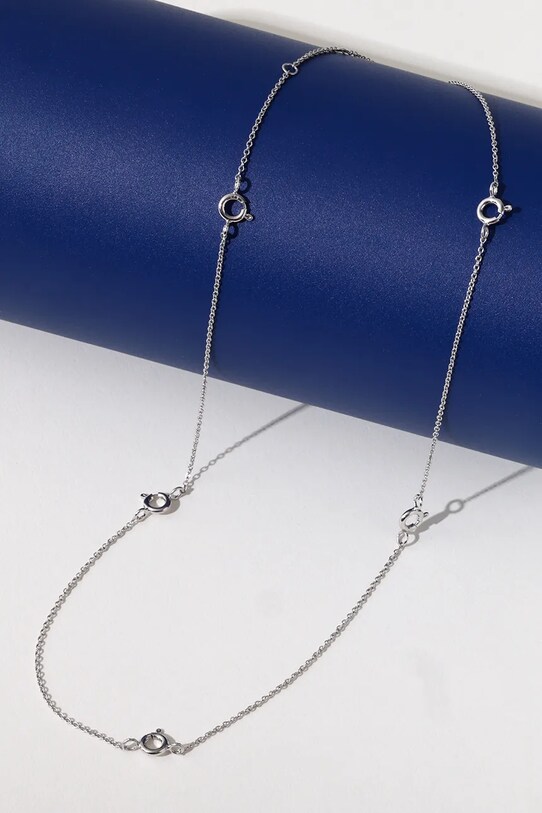 Серебряное колье Design Letters серебрянный 90105005SILVER