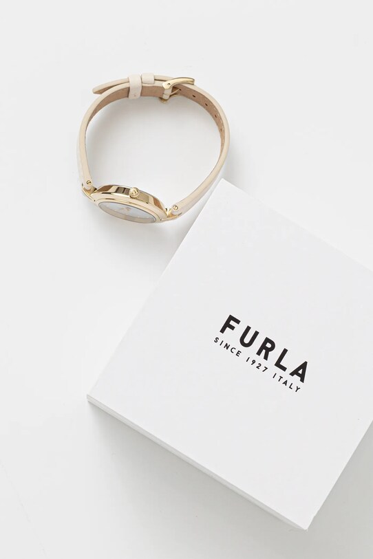 Accesorii Furla ceas FURLA HERITAGE WW00002011L2 bej