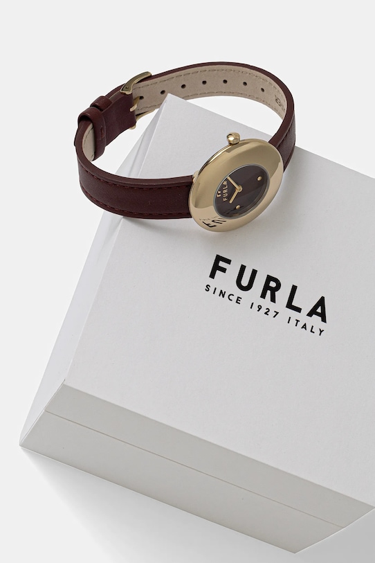Accessori Furla orologio FURLA GLAMOUR CHIC WW00061003L2 granata